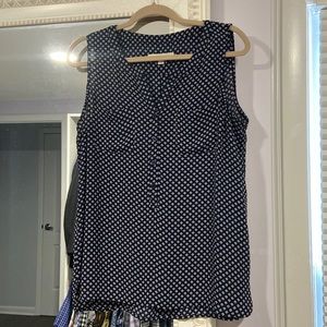Loft Navy blue Sleeveless tank top